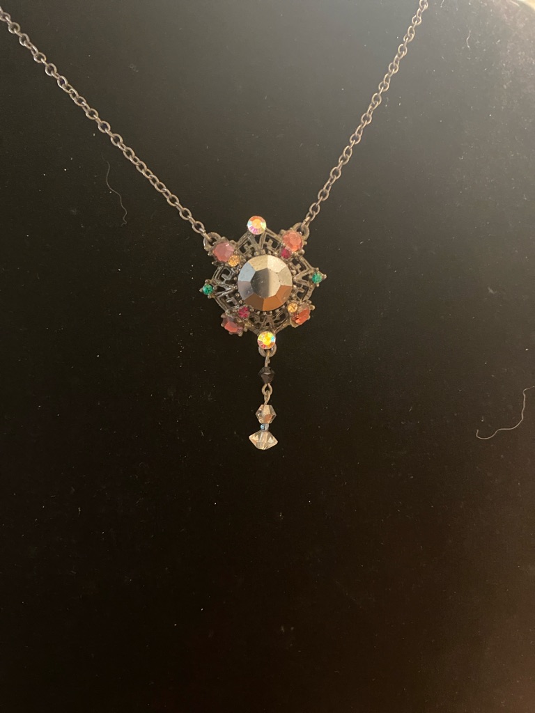 Vintage-Inspired Aurora Bareilles Crystal Bohemian Victorian 1928 Necklace 23$